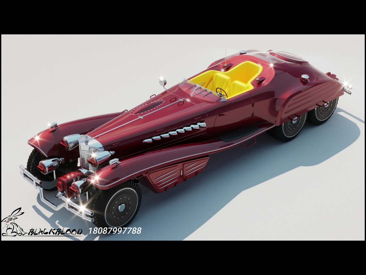 红骷髅专属座驾