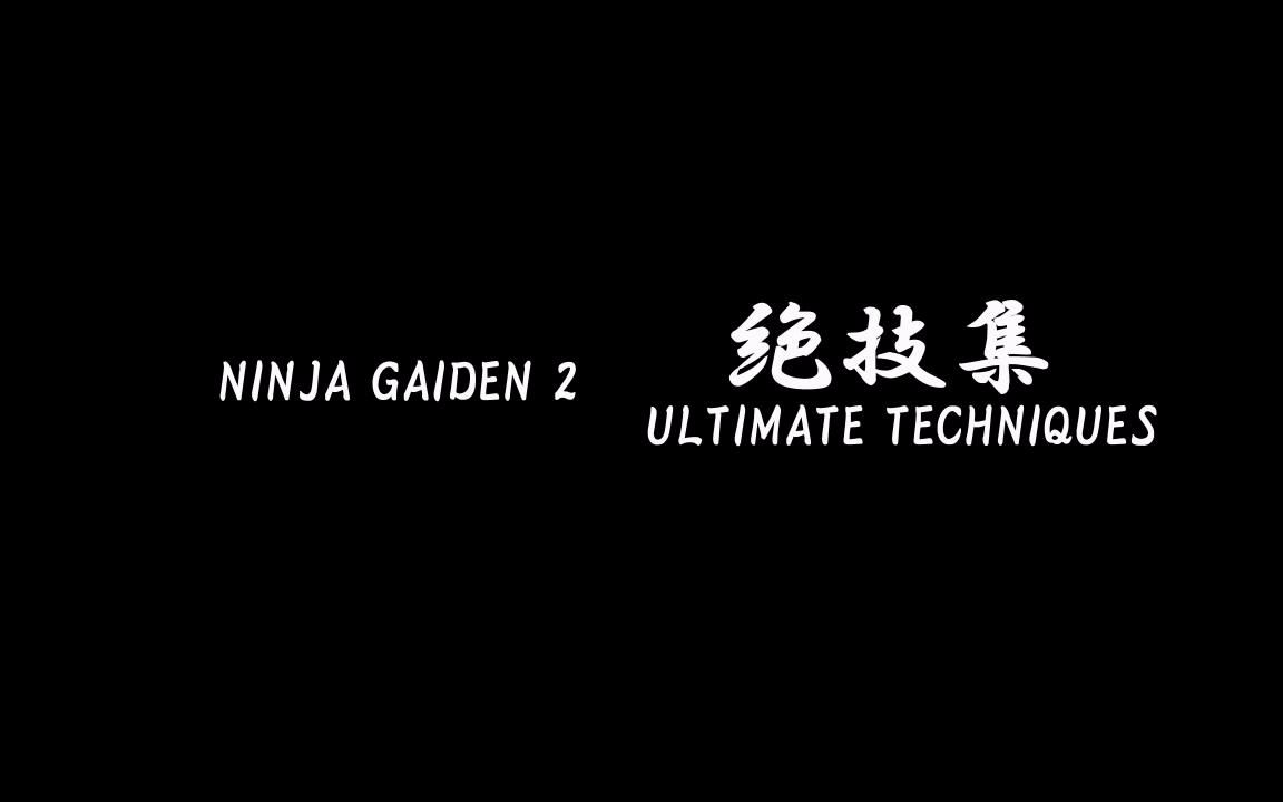 [图]NINJA GAIDEN 2绝技集