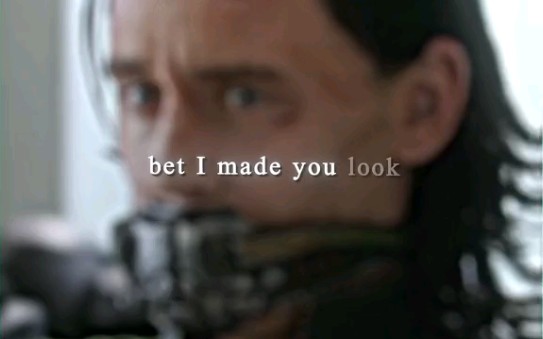 [图][Tom Hiddleston/抖森]Made you look但是洛基版