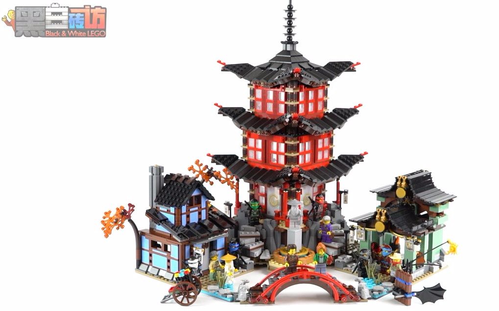 [图]乐高LEGO★幻影忍者70751飞天旋转术神庙【黑白评测】