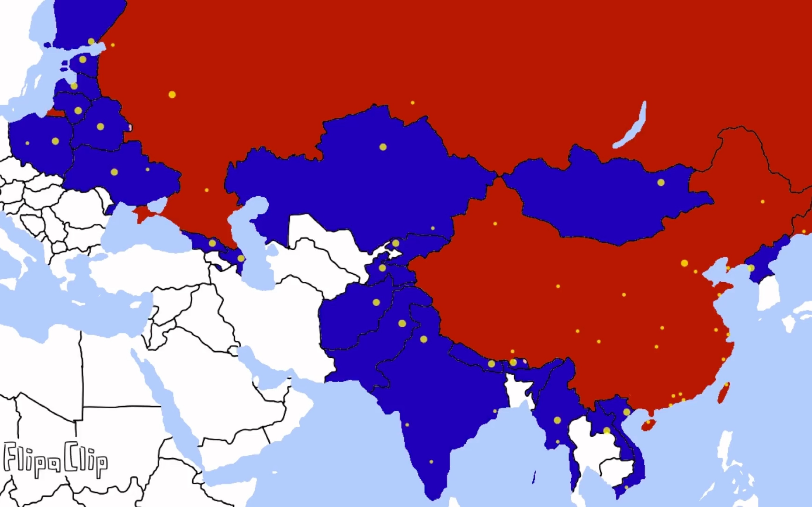 [图]中俄VS邻国【架空历史】