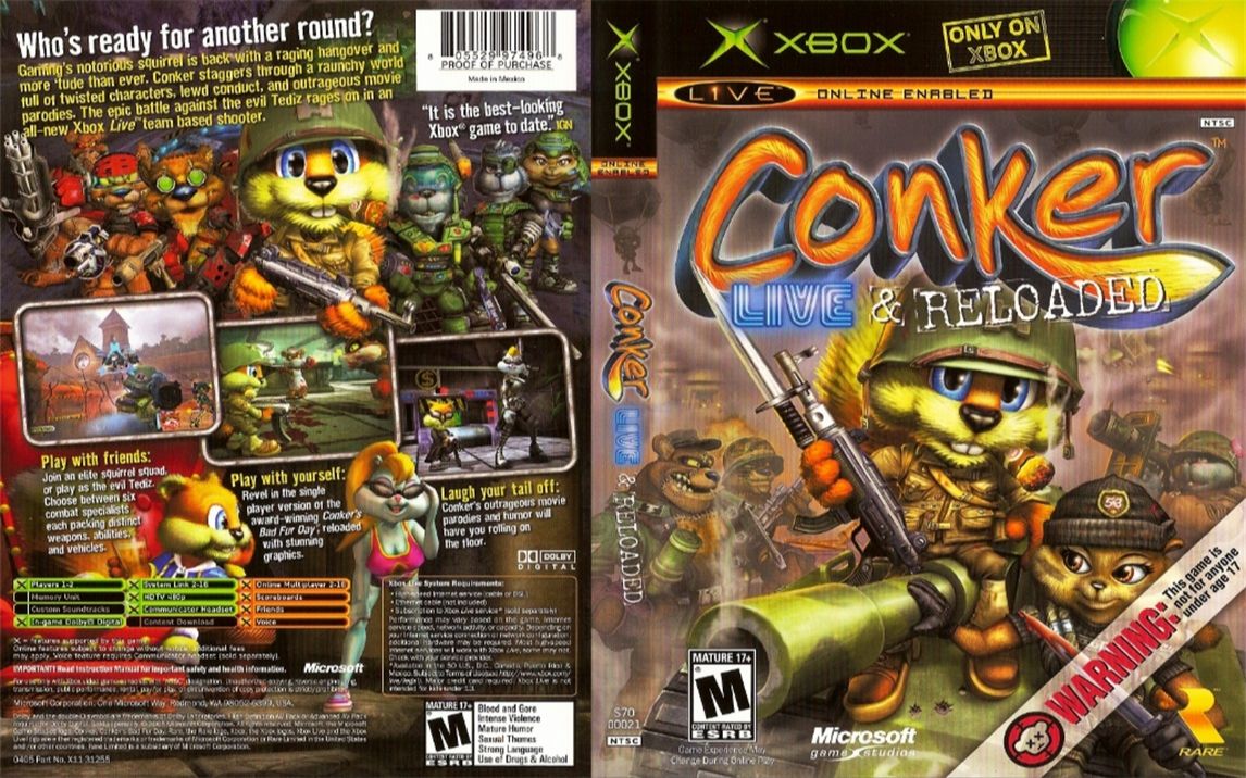 [图]《百战坏松鼠：重装上阵（Conker Live & Reloaded）》 高清画质全流程