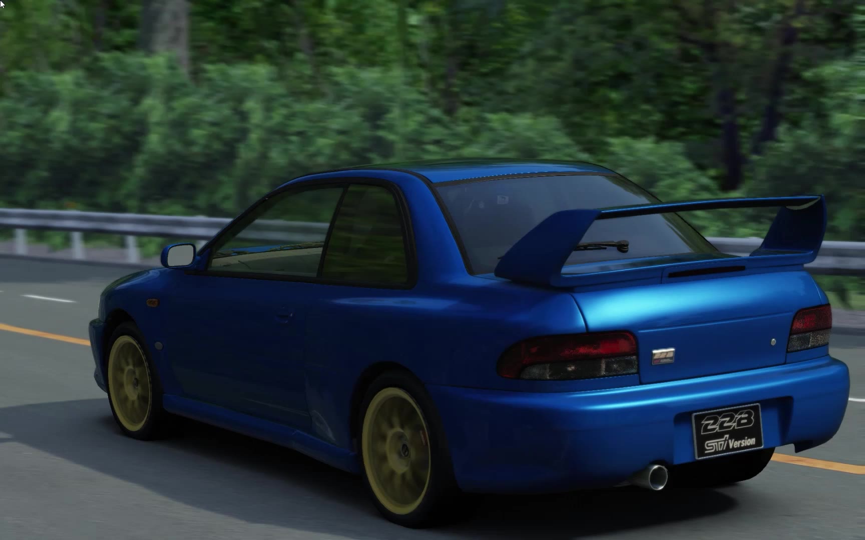 【神力科莎】subaru impreza 22b sti version 再度山