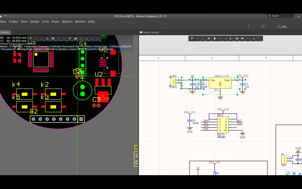 STM32 最小系统 AD18 原理图和PCB绘制 快放高清哔哩哔哩bilibili