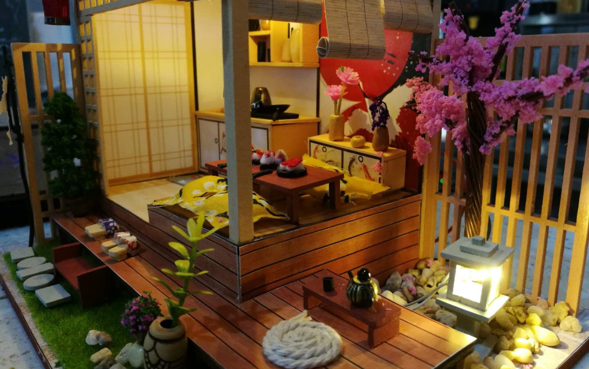 【微缩模型】四款日式街景diy小屋测评(1)倾樱小舍