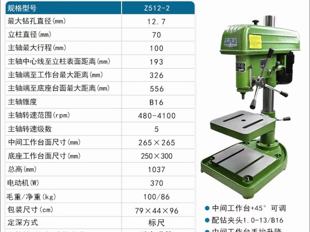 常用水钻钻头规格型号图片