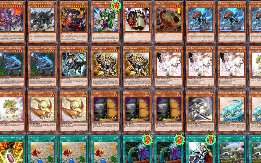 【游戏王OCG】恐龙无水机构筑二卡combo分享游戏王