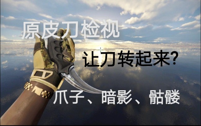 【CSGO】还有人不会检视转刀? 骷髅匕首 爪子刀 暗影双匕原皮展示 20200908哔哩哔哩bilibili