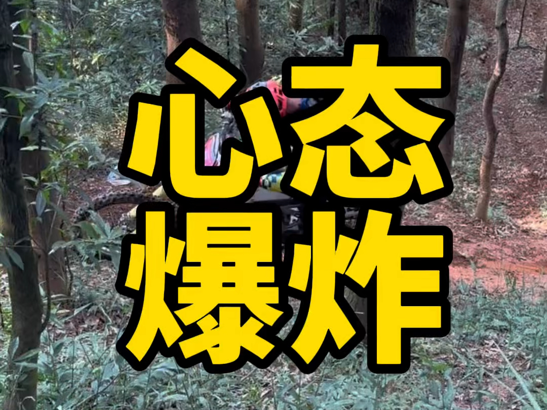 谁还没有过心态爆炸呢?#越野摩托车 #yz250 #极蜂