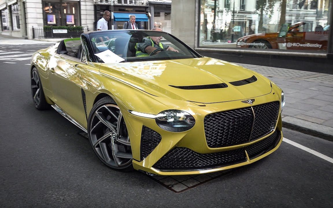 街拍 价值$2m 的宾利bacalar到店了,又是伦敦!