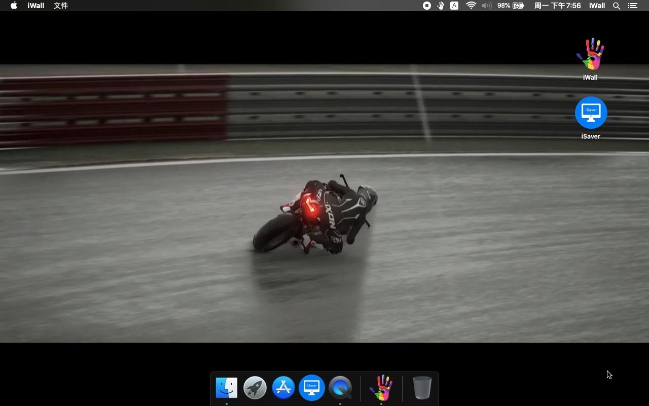 机车狂飙mac动态壁纸,动态锁屏,屏保,iWall 和 iSaver哔哩哔哩bilibili