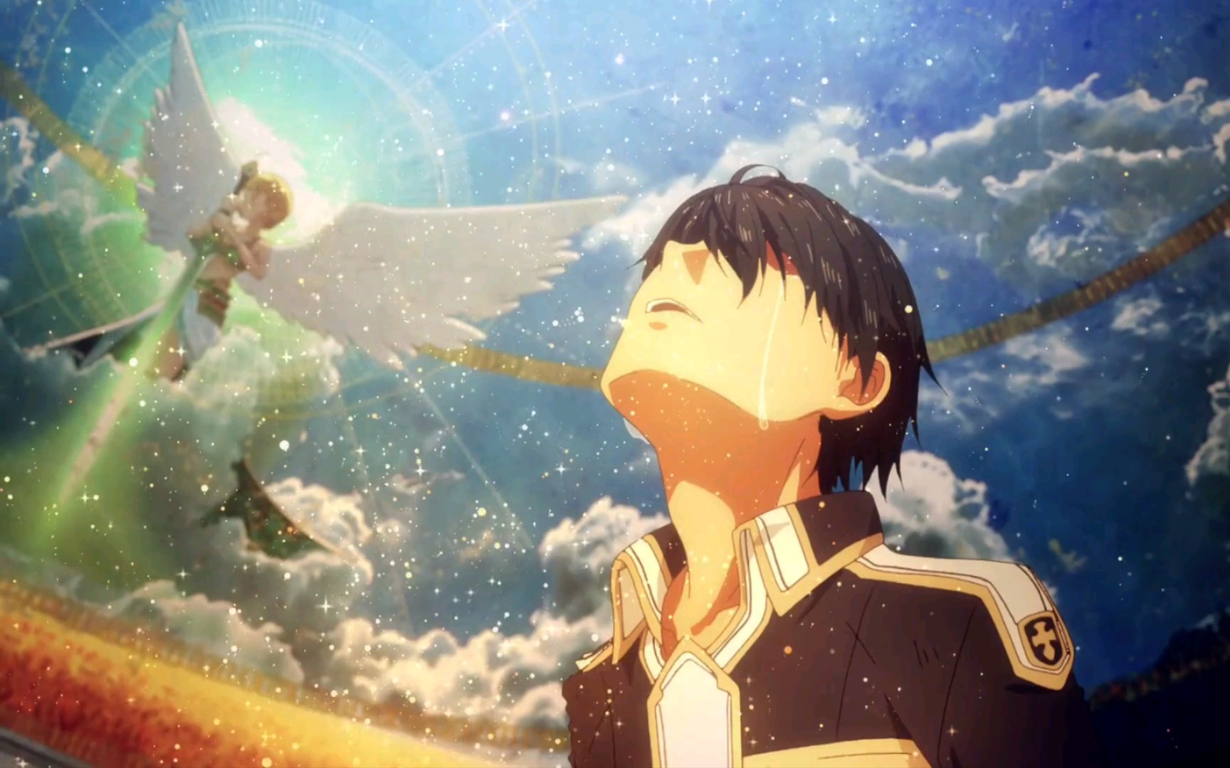 桐人啊,将这个悲伤的世界,像温柔的夜空一样包裹起来吧