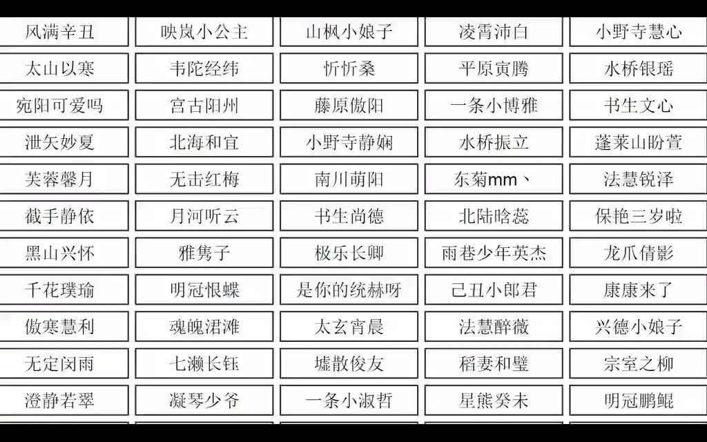 289网名昵称游戏名名字idqq网名微信昵称吃鸡网名男生网名个性网名qq