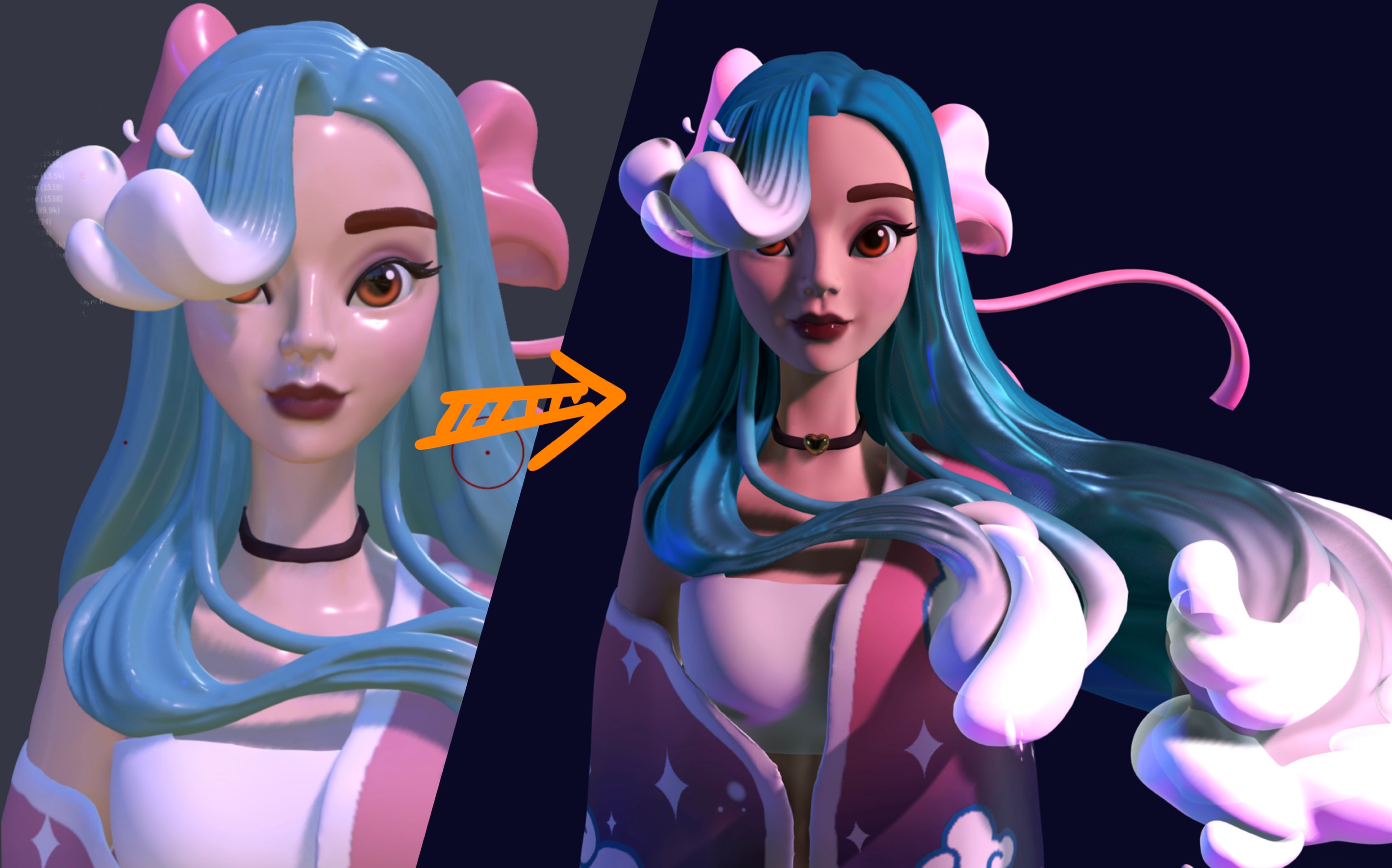 nomad人物建模tips——避免塑料感_哔哩哔哩_bilibili