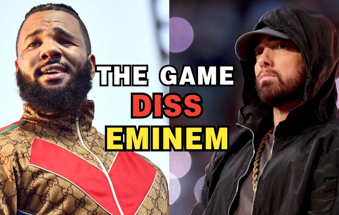 [图][双字] 不怕死diss Eminem又来了一个！十分钟diss The Game - The Black Slim Shady