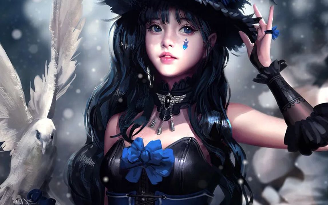 画师推荐专注于画铠甲萌妹的厚涂大佬每幅作品都质感绝佳