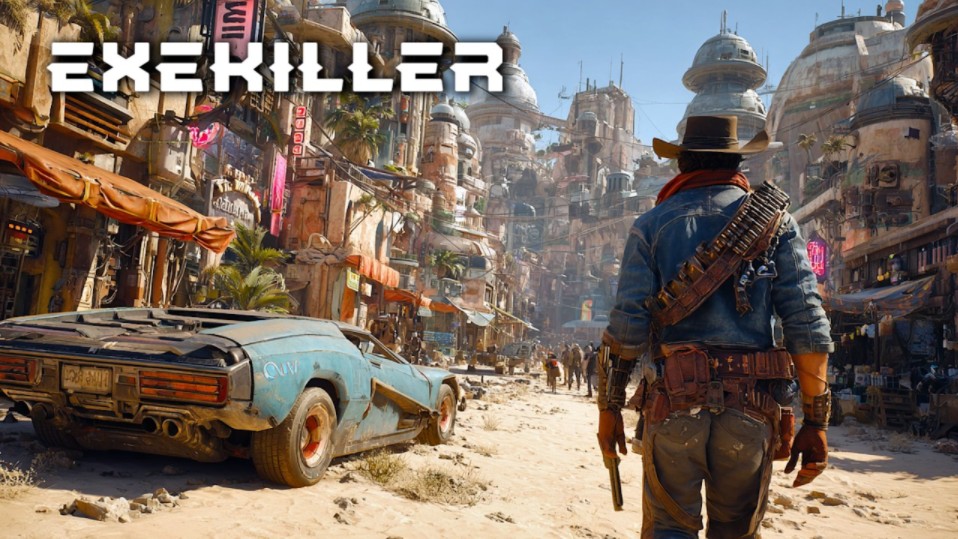 废土狂飙！《EXEKILLER》实机首曝，2026年最硬核的赛博西部FPS！
