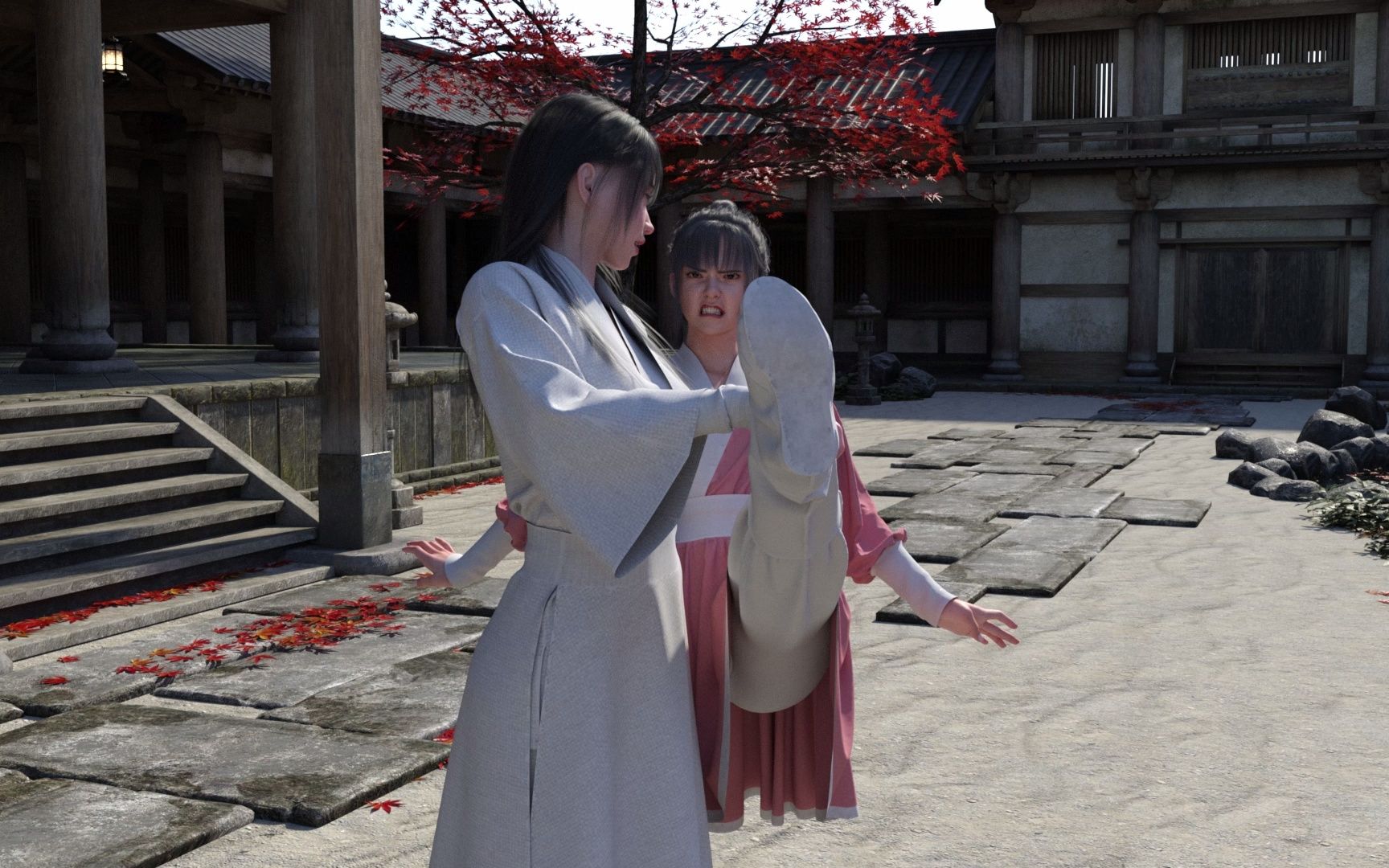 白靴女侠之up自制的白靴女侠漫画