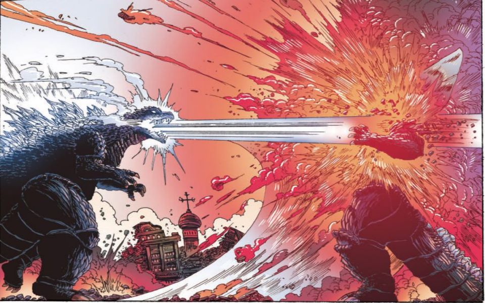 史上最大危机太空哥斯拉登场漫画哥斯拉追凶五十年第四话