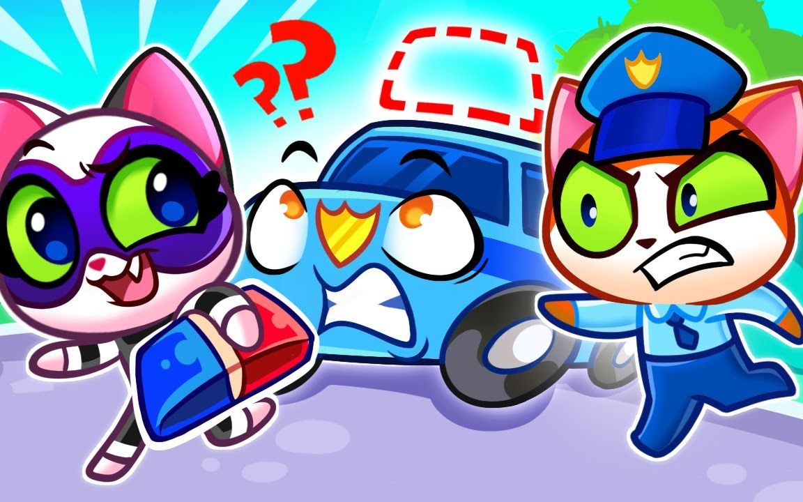 可恶的小偷又来偷警灯,鼠警官奋力追击能成功抓获吗?