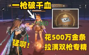 Download Video: 花500万拉满双枪专精太猛了，揍小趴一枪破千血