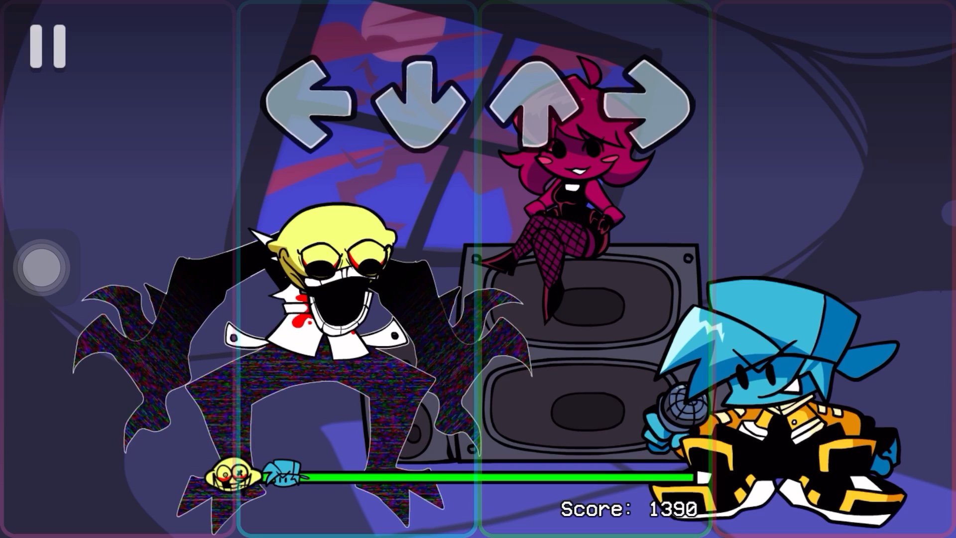 【fnf】柠檬精monster劣质模组通关_音游热门视频