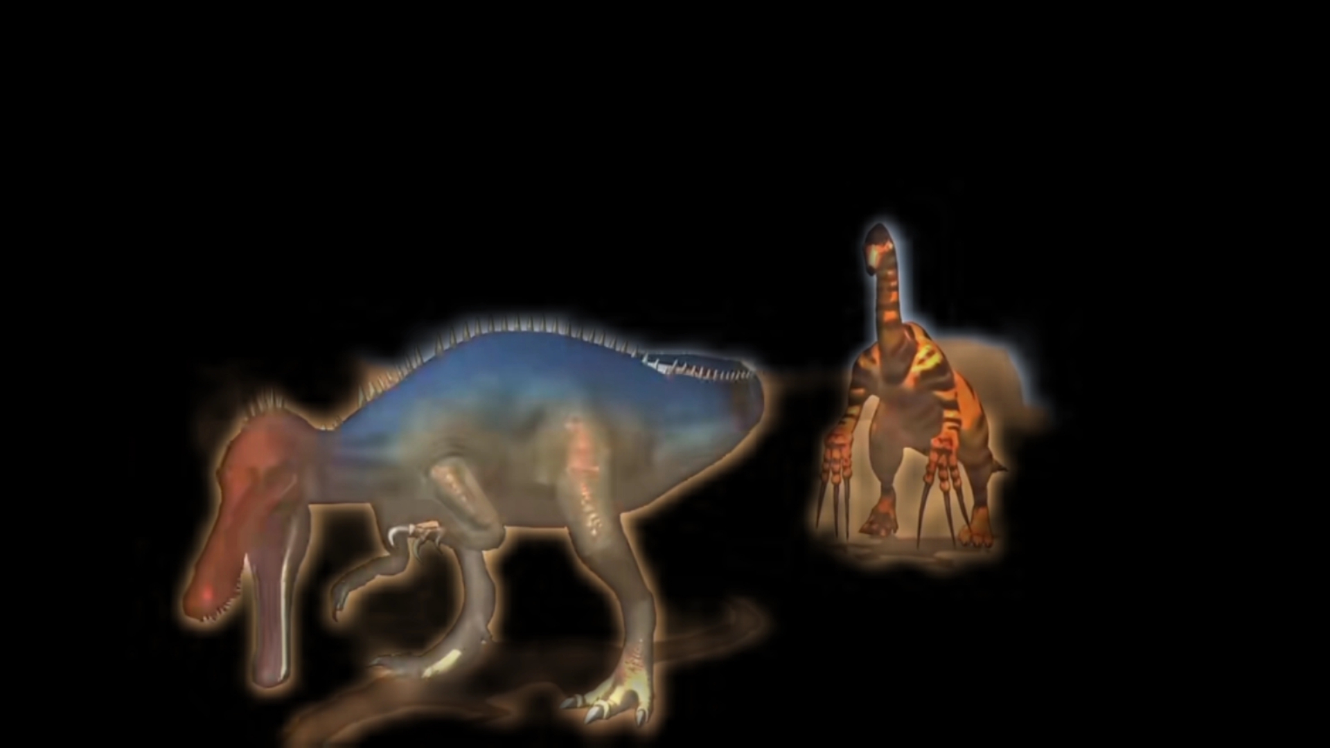 似鳄龙和镰刀龙