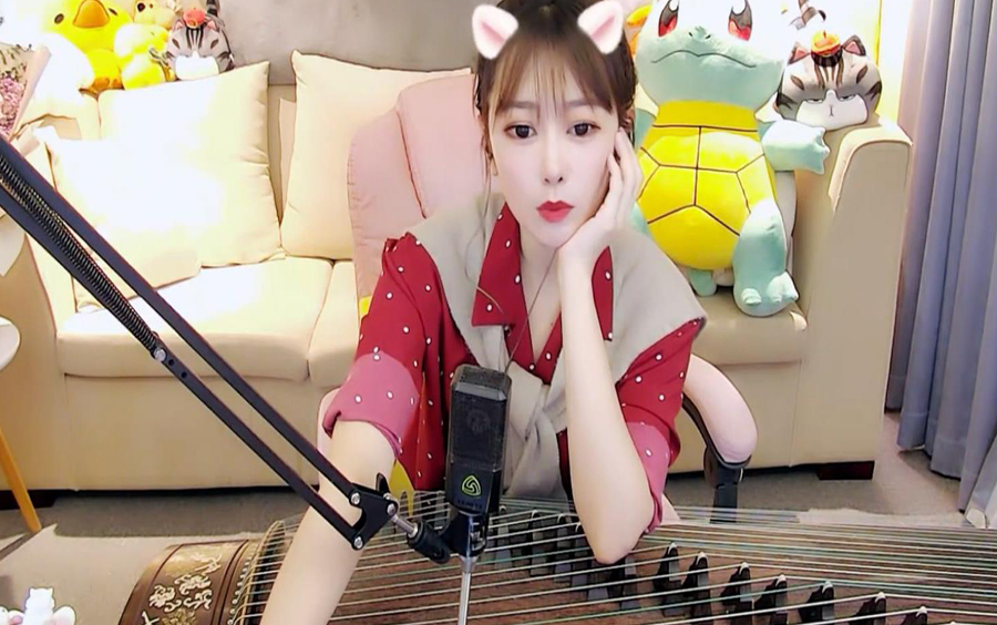 16 晚直播回放 虎牙小月月 古筝美女_哔哩哔哩 (゜-゜)つロ 干杯