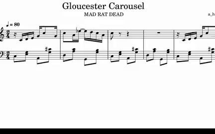 [图]Gloucester Carousel钢琴版/a_hisa