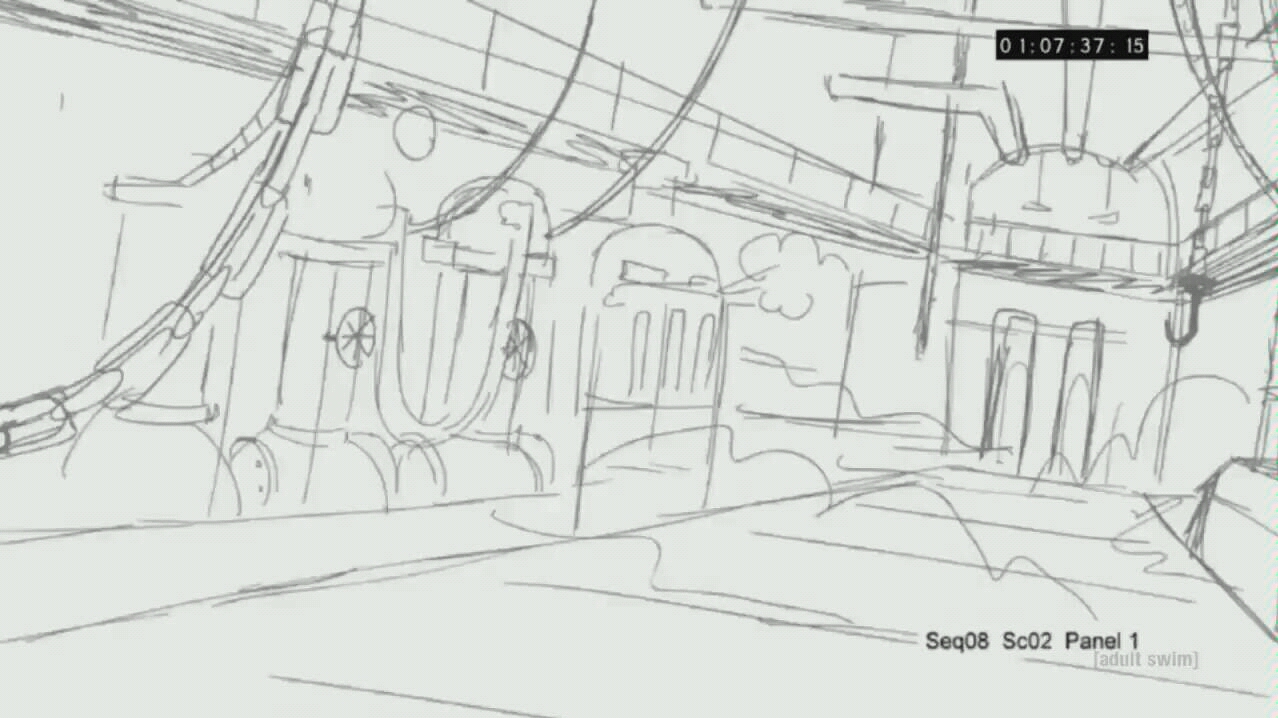 瑞克和莫蒂 动画制作手稿