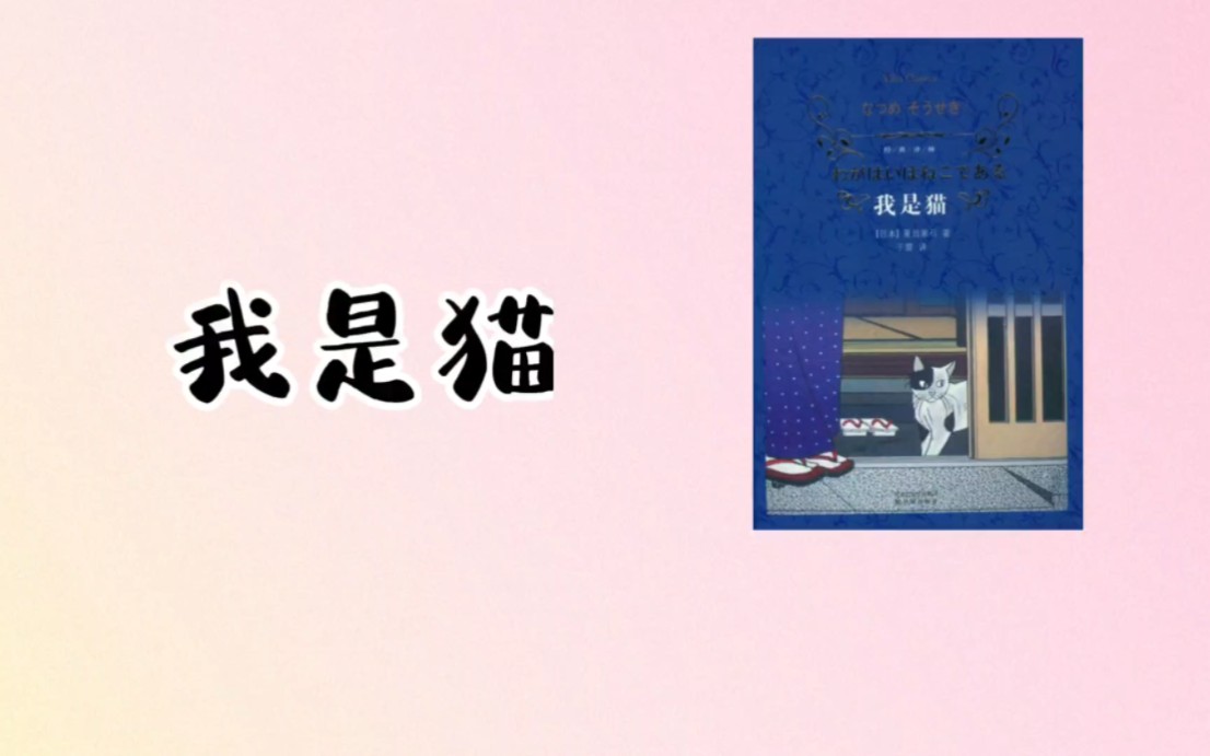 五分钟读完《我是猫》
