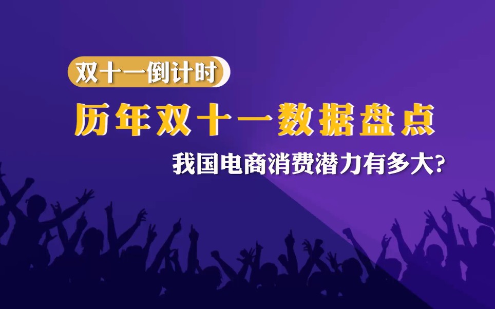 双十一倒计时!历年双十一数据盘点,看我国电商消费潜力有多大?哔哩哔哩bilibili