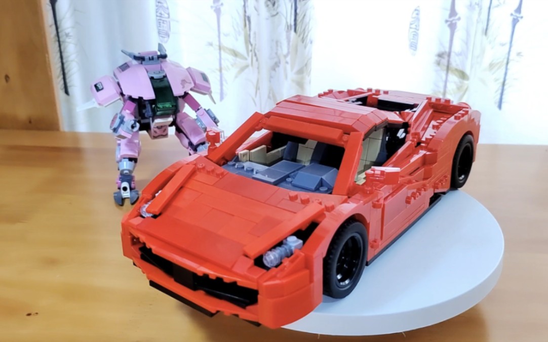 乐高lego moc作品分享 法拉利 ferrari 458_哔哩哔哩_bilibili