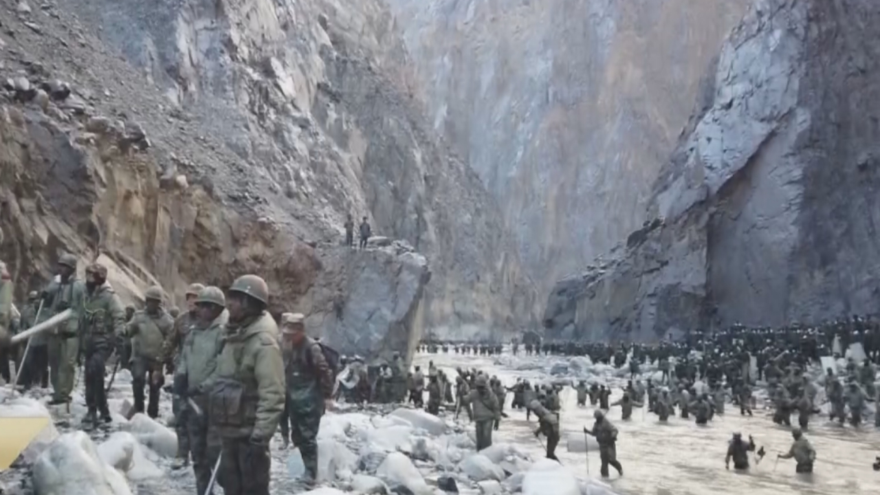 中印喀喇昆仑山冲突图片