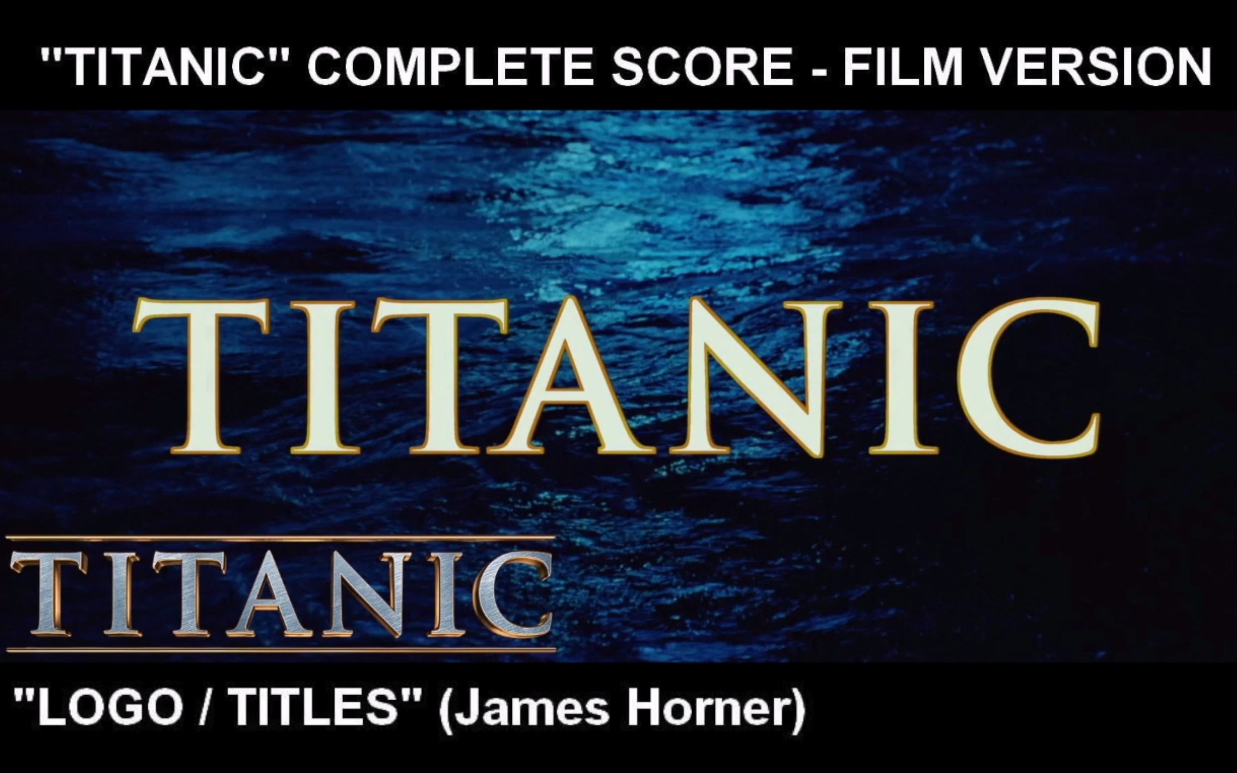 [图]【20周年限量版】《泰坦尼克号》电影版完整配乐及对应的镜头