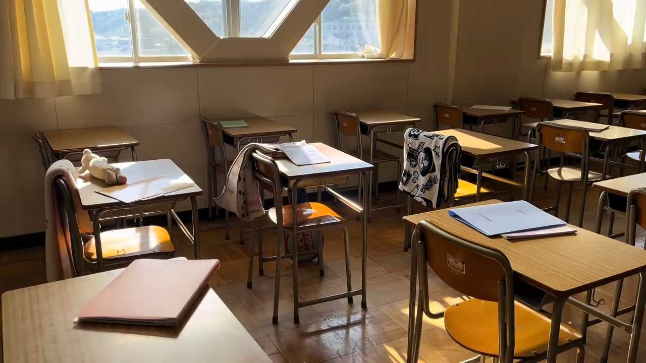 日本高中的教室