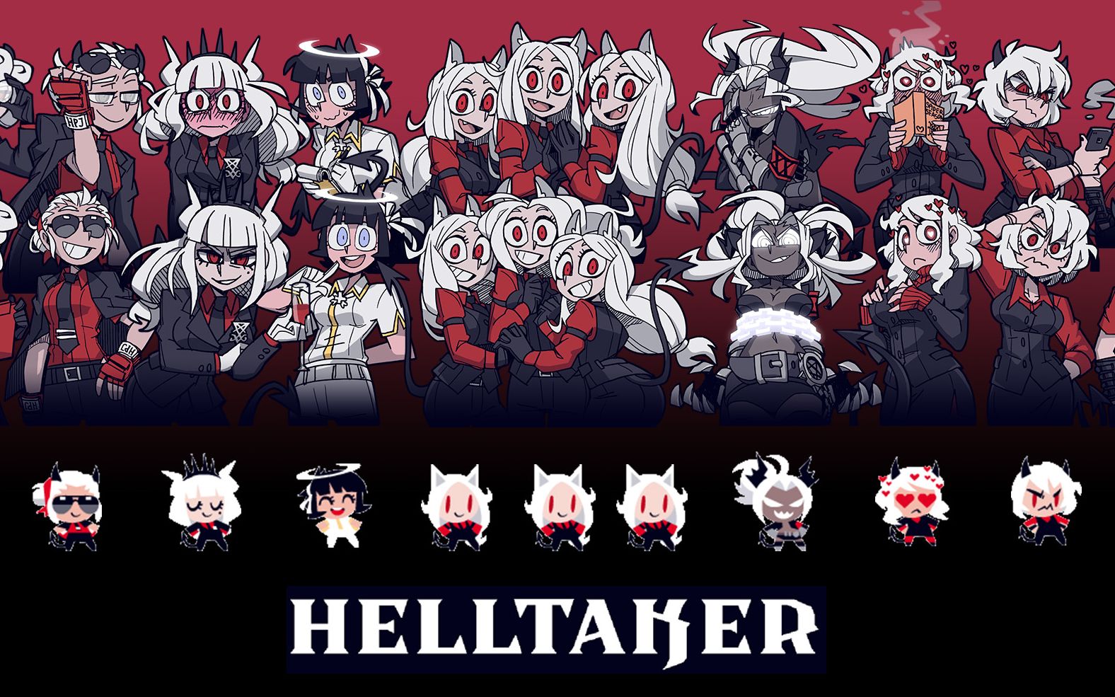 helltaker全人物立绘图片