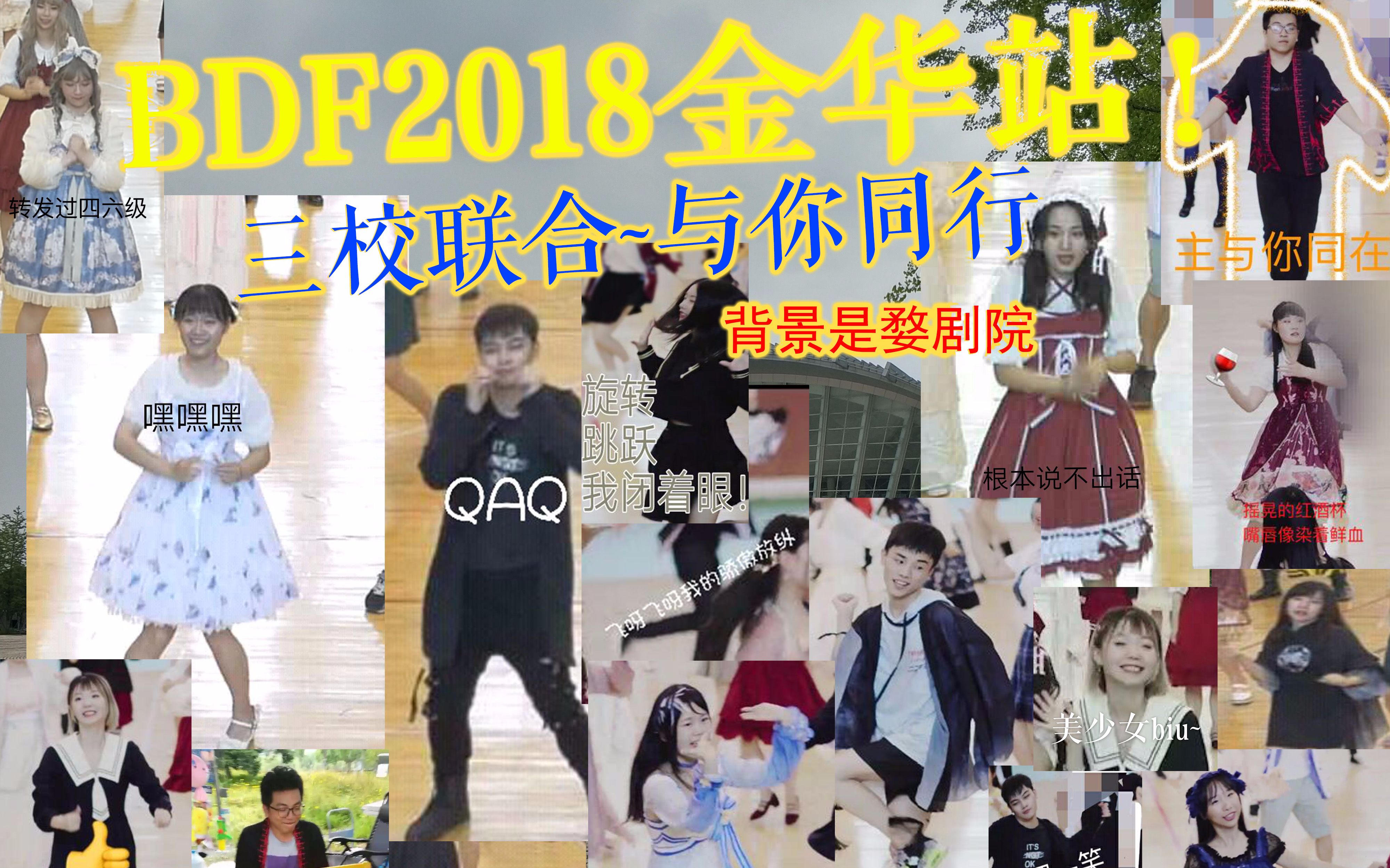 【BDF2018宅舞接力—浙江金华】与你同行~B With U~【金华三校联合】哔哩哔哩bilibili