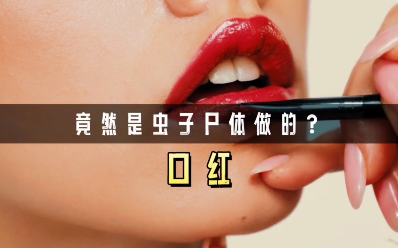 口红竟然是用虫子尸体做的?看完你还敢涂口红吗?