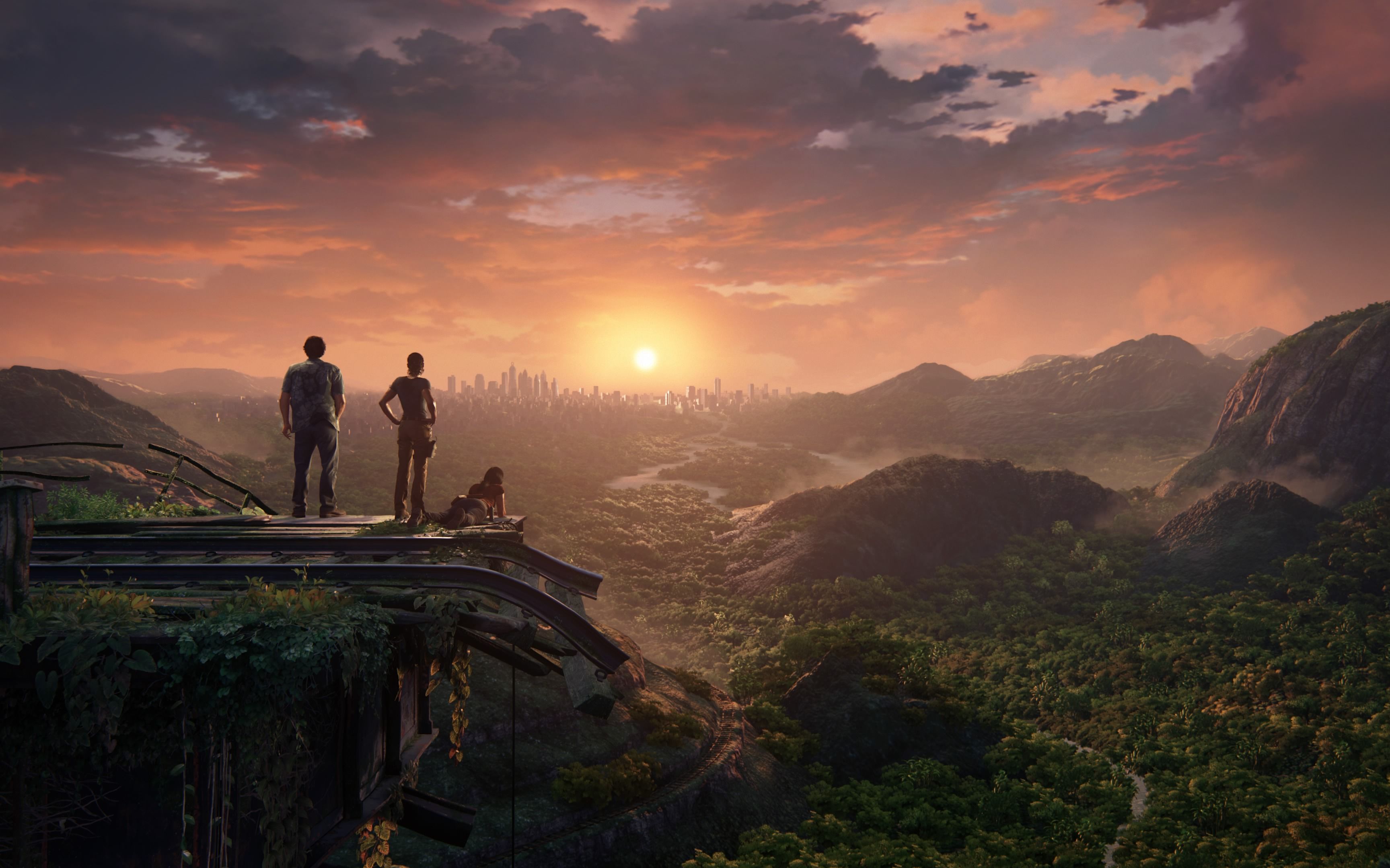 【神秘海域:失落遗产】追火车【4k】