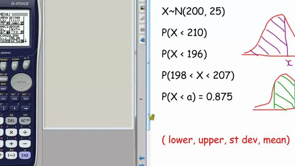 Normal distribution casio online calculator