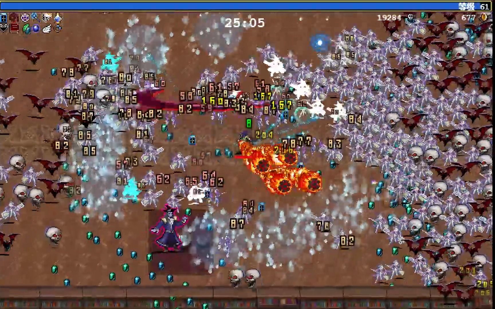 超爽的弹幕射击游戏《vampire survivors》,你能在源源不断的围攻中