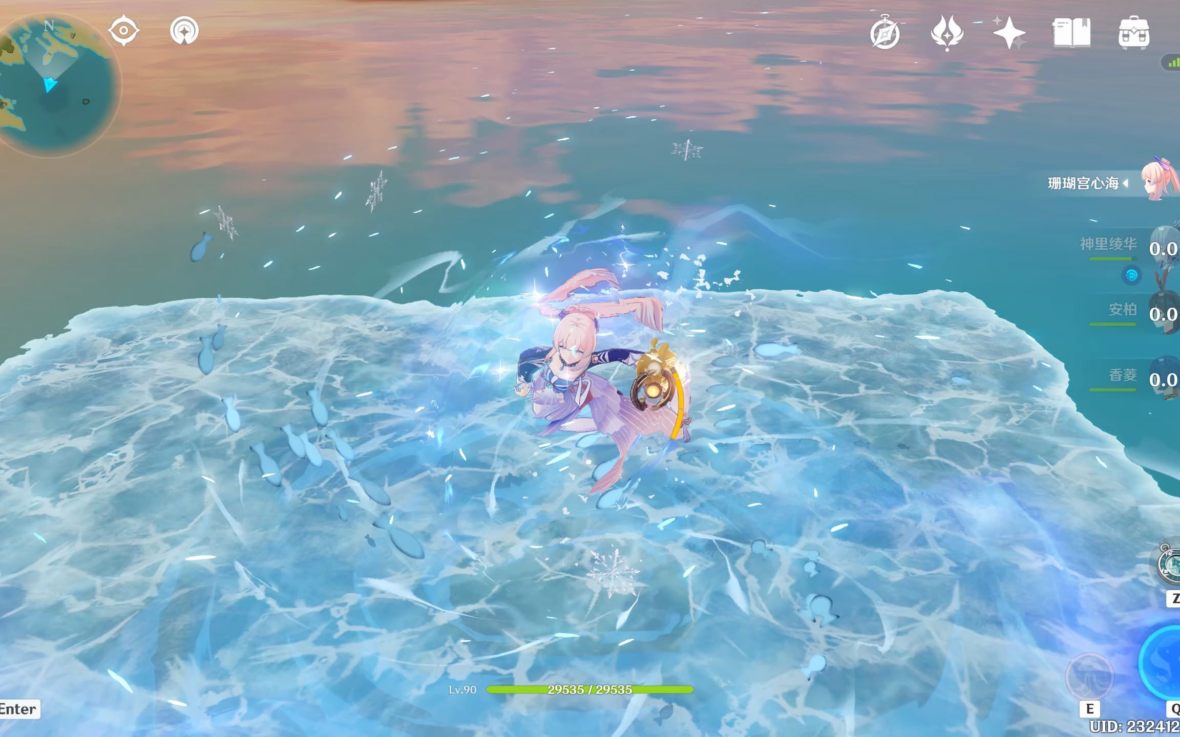 yuan shen 原神 原神璃月瑶光滩最难想到的两个水下宝箱第二个