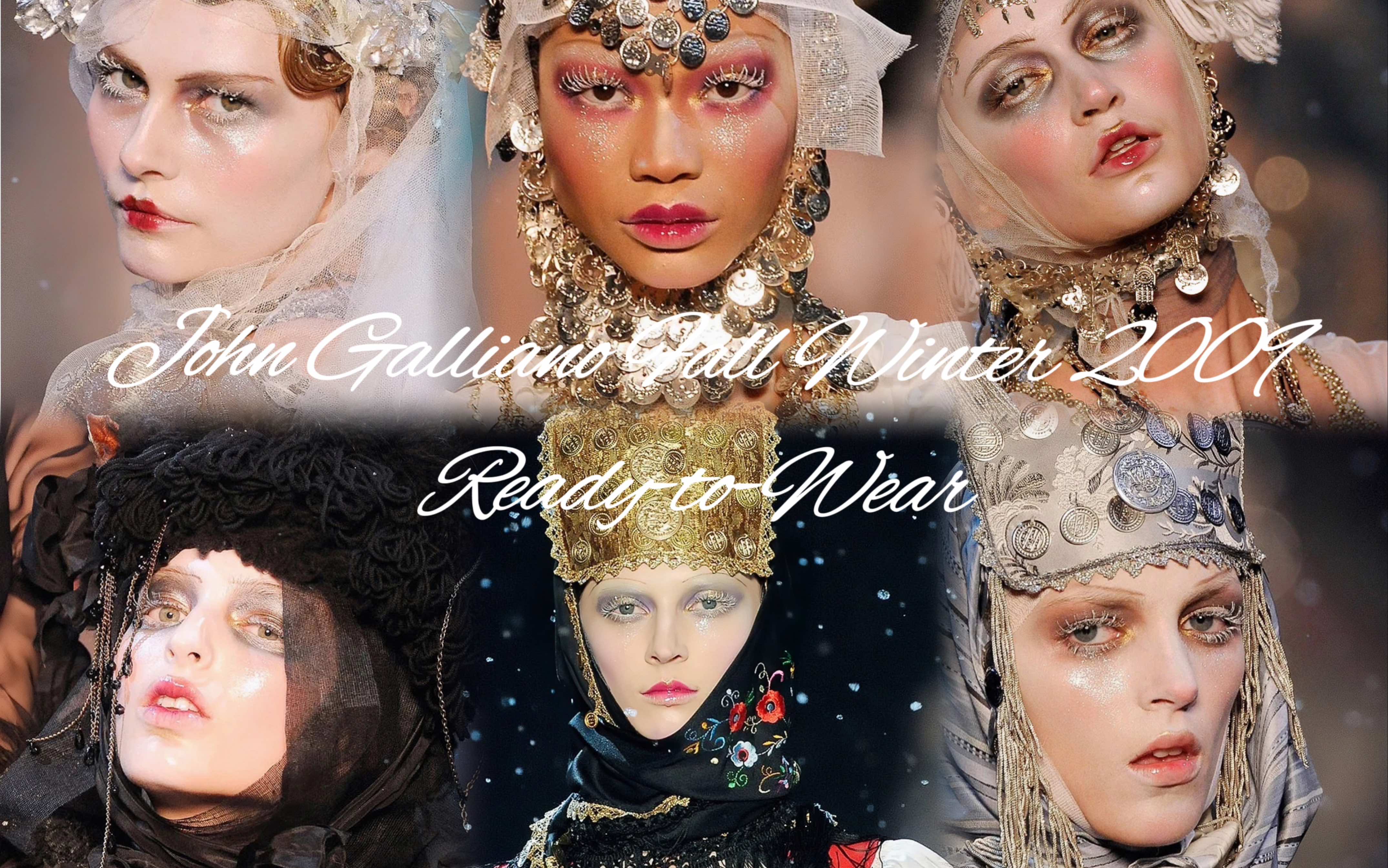 【John Galliano】科普向|John Galliano 2009 秋冬高级成衣系列幕后花絮|海盗爷谈及灵感来源|中文字幕版哔哩哔哩bilibili