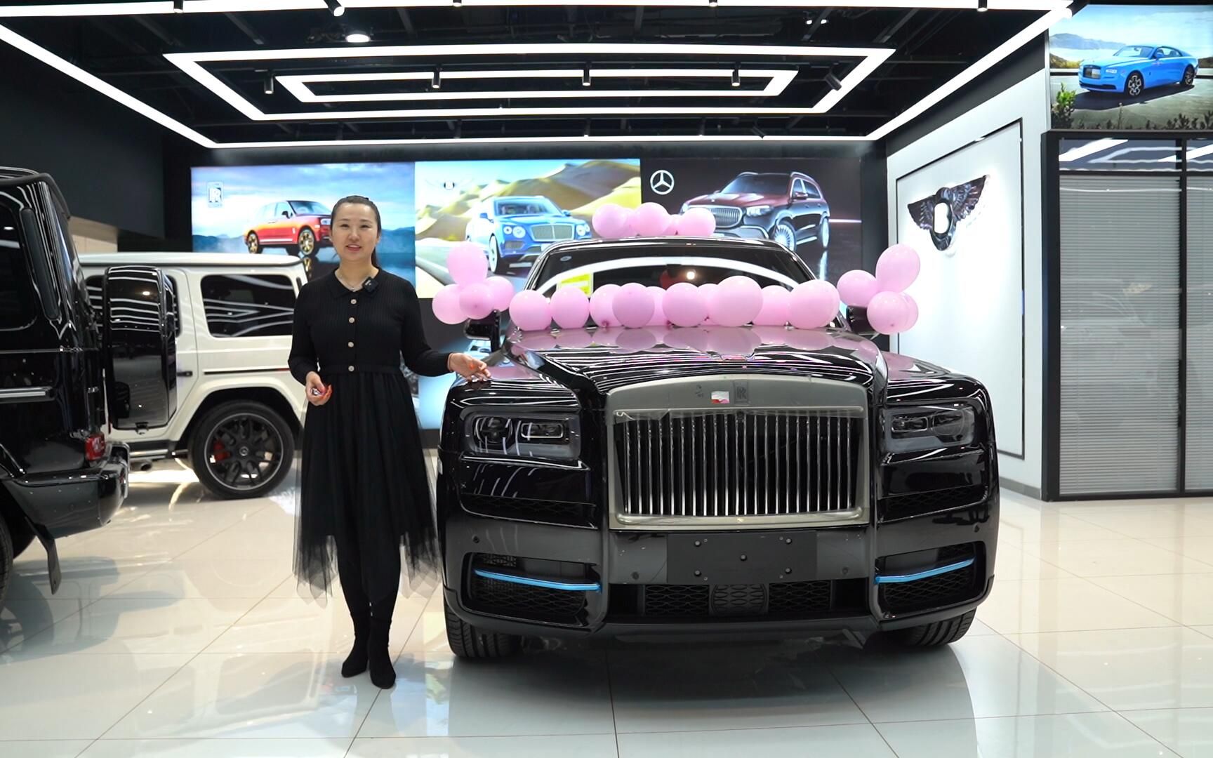 实名制羡慕了,劳斯莱斯库里南,提车现场实拍