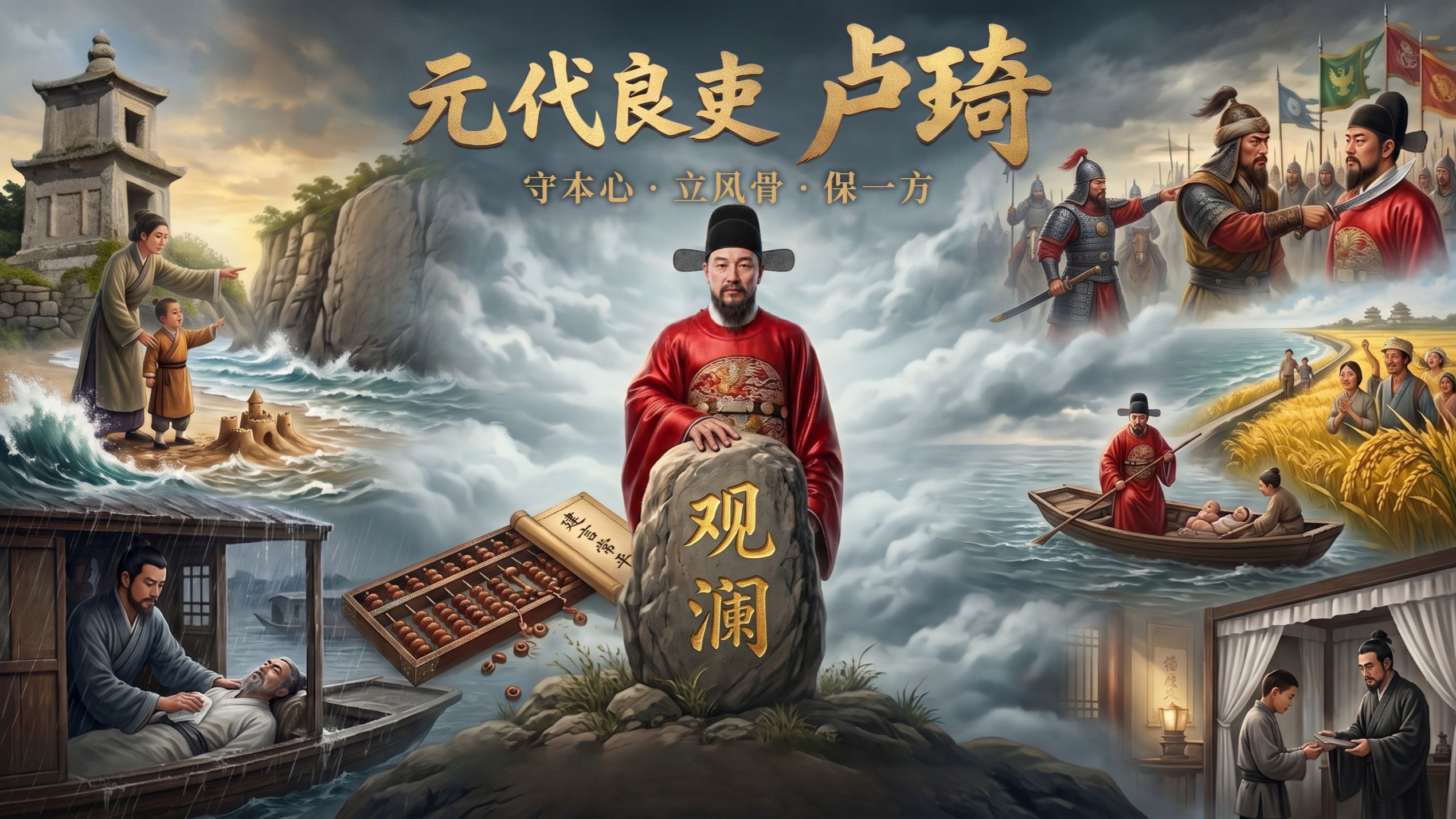 《大元良吏卢琦》先导片【AI全民制作人】