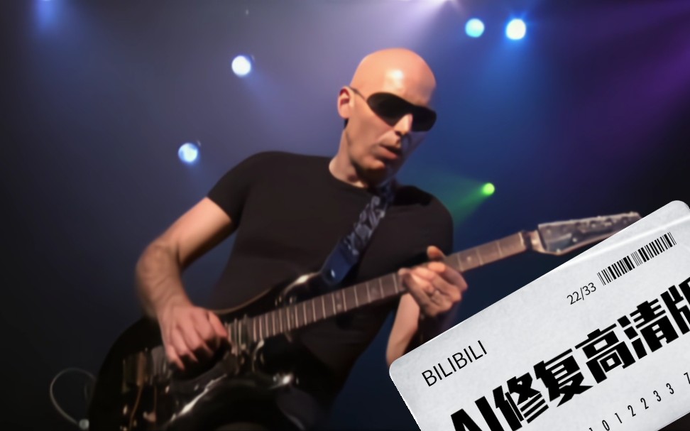 [图]AI修复高清版 Joe Satriani Made of Tears Live at The Grove in Anaheim California 老乔经典