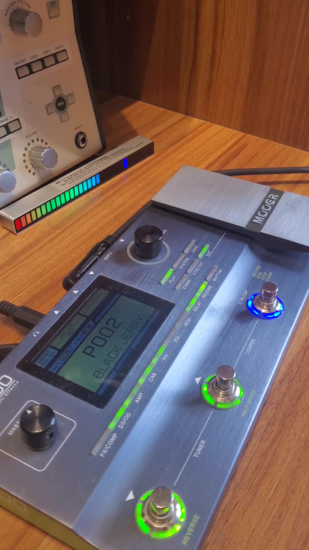 电吉他效果器ge200音色调试即兴电吉他solo