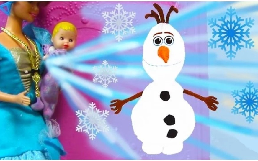 【cookieswirlc】冰雪奇缘之艾莎宝宝堆了第一个雪人小剧场