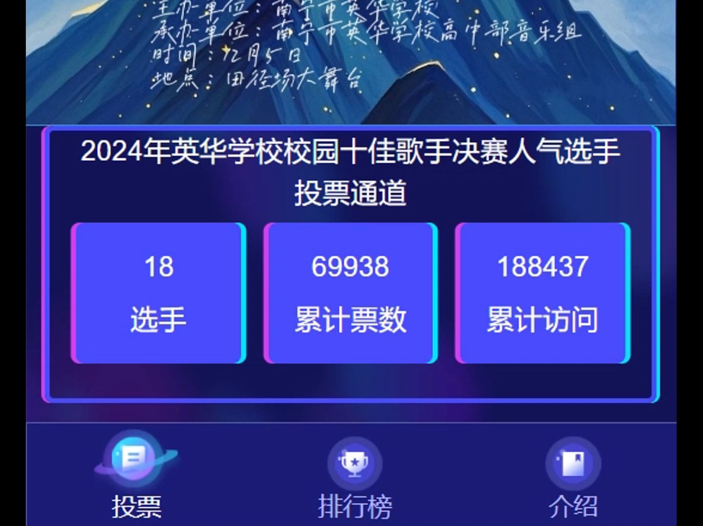 微信投票活动案例鉴赏!